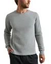 Rails Wade Long Sleeved Tee In Heather Gray