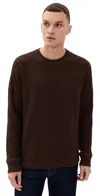 Rails Wade Long Sleeve Thermal T-shirt In Brown