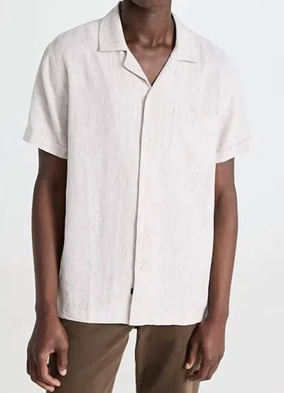 Rails Waimea Shirt In Ivory Toast Stripe In White