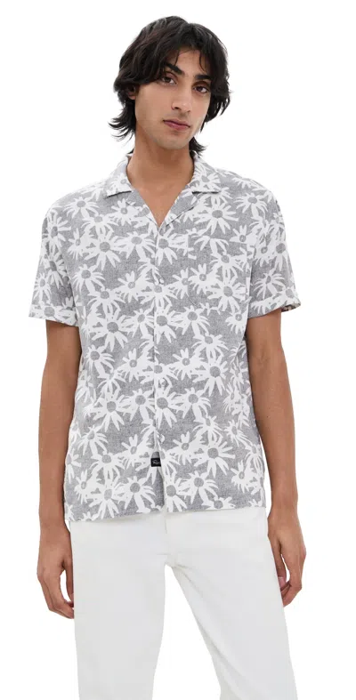 Rails Waimea Shirt Perennial Charcoal White