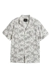 Rails Waimea Short Sleeve Linen Blend Camp Shirt In Perennial Charcoal