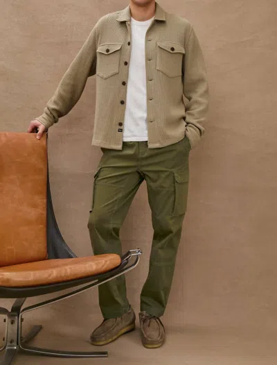 Rails Wells Cotton-blend Shirt Jacket In Barley In Green