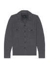 Rails Wells Long Sleeve Shirt In Black