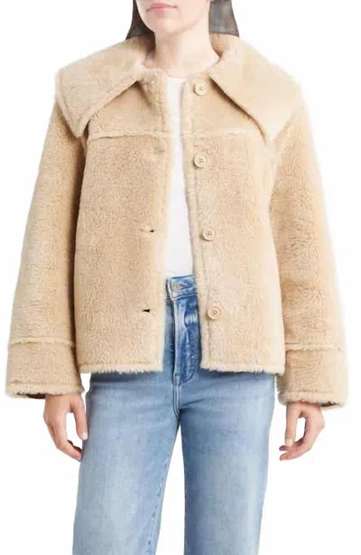 Rails Wesson Fleece Jacket In Bluffs In Nude