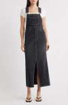 Rails Westlake Denim Skirt Overall In Black Sand In Black