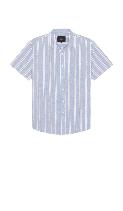 Rails Wilder Collared Shirt In Blue