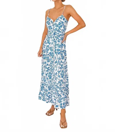 Rails Wisteria Midi Dress In Azure Jasmine In Blue