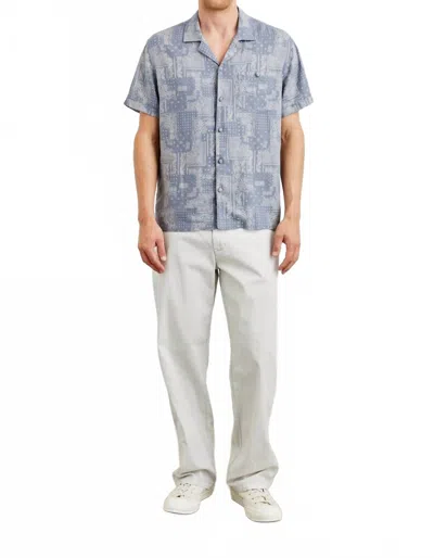 Rails Women's Ace Shirt In Patchwork Bandana Slate In Gray