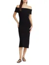 Rails Women's Anaya Off-the-shoulder Midi-dress In Black