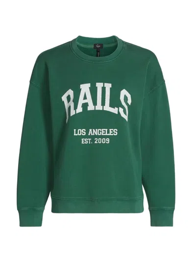 Rails Women's Anniversary Logo Sweatshirt In Green