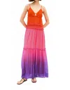 Rails Antonella Dress In Violet Dip Dye In Multi