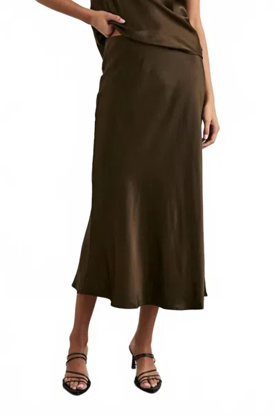 Rails Anya Skirt In Dark Moss In Brown