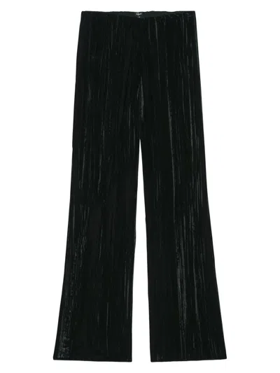 Rails Women's Brissa Crinkled Velvet Pants In Black