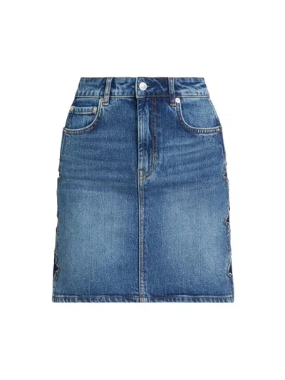 Rails Women's Burbank Denim A-line Miniskirt In Multi