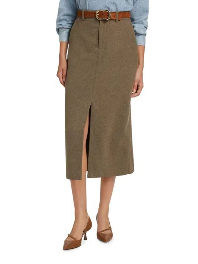 Rails Women's Carolina Straight Midi-skirt In Green