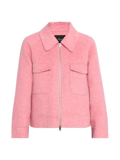 Rails Women's Cheyenne Zip-front Wool-blend Jacket In Pink