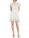 Rails Lettie Eyelet Scalloped Dress In White In White