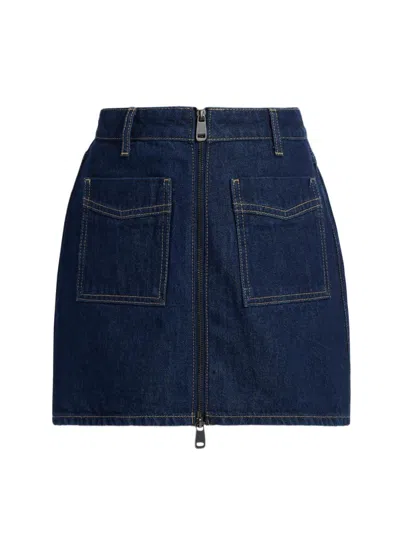 Rails Women's Fallbrook Denim Miniskirt In Purple