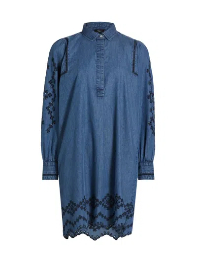 Rails Women's Fernanda Denim Shift Dress In Blue