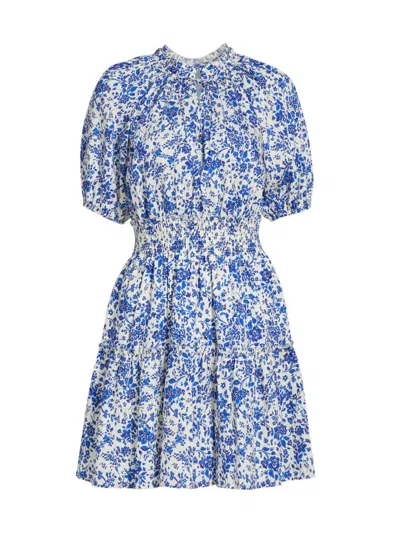Rails Women's Fiorella Floral Minidress In Blue