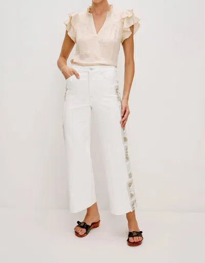 Rails Women's Getty Crop Pants In Ecru In White