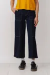 Rails Women's Getty Crop Utility Jeans In Midnight Blue