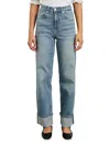 Rails Women's Getty High-rise Cuffed Wide-leg Jeans In Blue