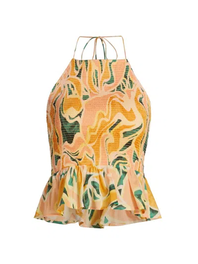 Rails Women's Gwendolyn Abstract Cotton Sleeveless Top In Multi