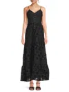 Rails Women's Henrietta Eyelet Cotton Maxi Dress In Black