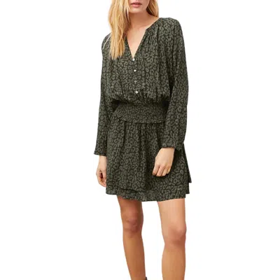 Rails Women's Jasmine Dress In Olive Batik Cheetah In Gray