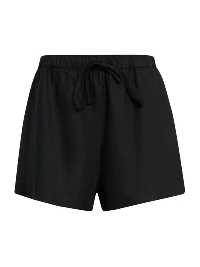 Rails Women's Jenner Linen Drawstring Shorts In Black