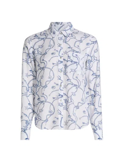 Rails Josephine Seashell Chain Print Button-up Shirt In Multi