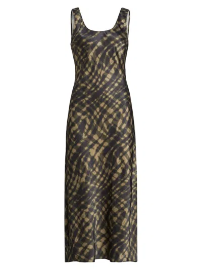 Rails Women's Kailani Abstract Scoopneck Midi-dress In Black