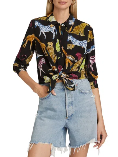 Rails Women's Kate Animal Shirt In Multi