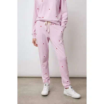 Rails Ramona Sweatshirt In Red Hearts In Pink