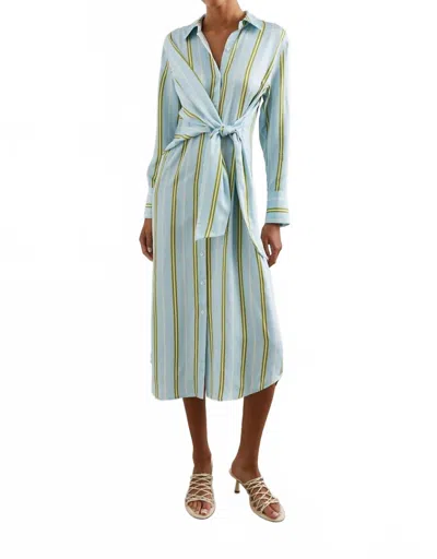 Rails Women's Lacey Dress In Honeydew Stripe In Blue