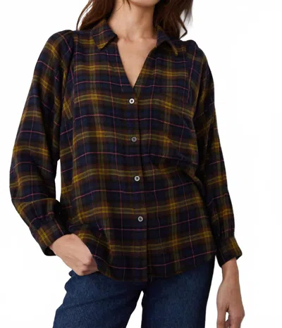 Rails Women's Lauren Shirt In Navy Hazelnut Pink In Blue