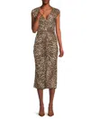 Rails Women's Leopard-print Midi-dress In Multi