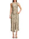 Rails Women's Leopard-print Sleeveless Midi-dress In Neutral
