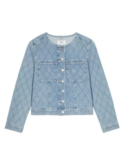 Rails Lido Quilted Denim Jacket In Blue