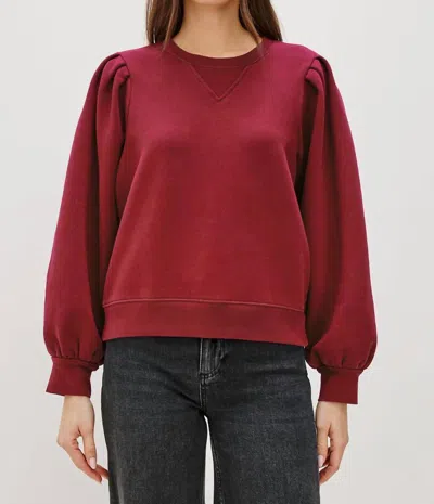 Rails Women's Long Sleeve Sweatshirt In Merlot In Red
