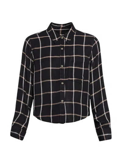 Rails Women's Malin Plaid Cropped Boxy Shirt