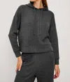 Rails Women's Nico Sweater In Charcoal In Black