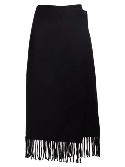 Rails Women's Oliver Fringed Midi-skirt In Blue