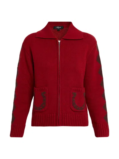 Rails Women's Rhea Wool-blend Western Cardigan In Burgundy
