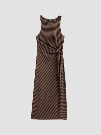 Rails Ricky Tie Waist Sleeveless Knit Midi Dress In Multi