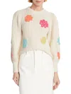 Rails Romi Crochet Flower Sweater In Ivory Multi