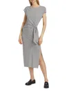 Rails Selah Striped Midi Dress In Gray