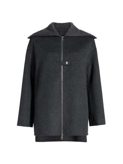 Rails Women's Silves Wool-blend Zip-front Jacket In Blue