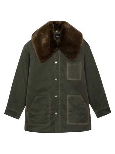 Rails Women's Tessuto Waxed-cotton Snap Jacket In Brown